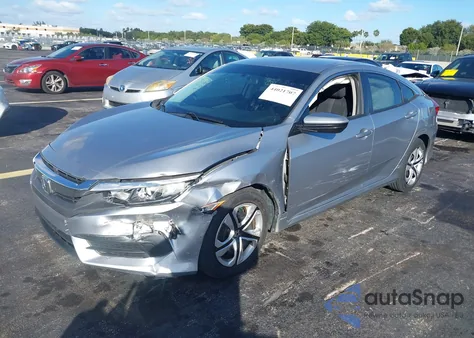2018 Honda Civic Lx from USA, damaged, VIN 19XFC2F56JE004904